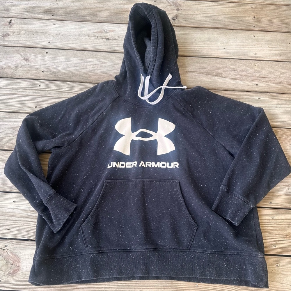 Under Armour Black and White Men's Hoodie